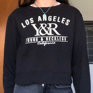 Pacsun Los Angeles black sweater